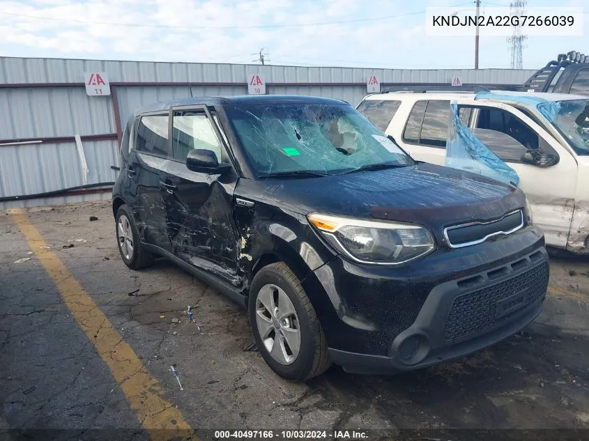 2016 Kia Soul VIN: KNDJN2A22G7266039 Lot: 40497166