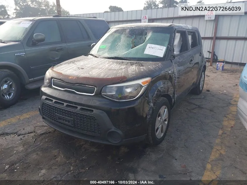 2016 Kia Soul VIN: KNDJN2A22G7266039 Lot: 40497166