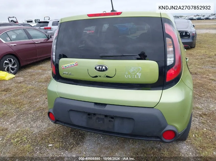 KNDJN2A27G7852932 2016 Kia Soul