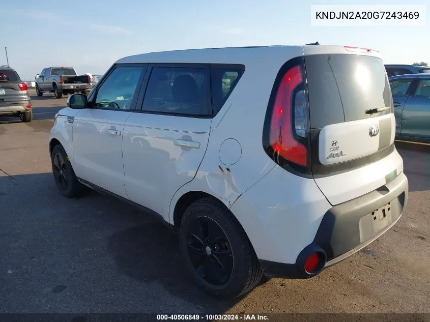 KNDJN2A20G7243469 2016 Kia Soul