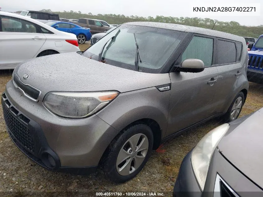 2016 Kia Soul VIN: KNDJN2A28G7402271 Lot: 40511760