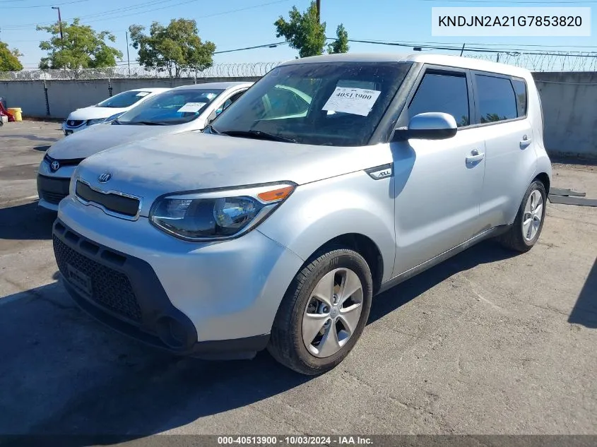 2016 Kia Soul VIN: KNDJN2A21G7853820 Lot: 40513900