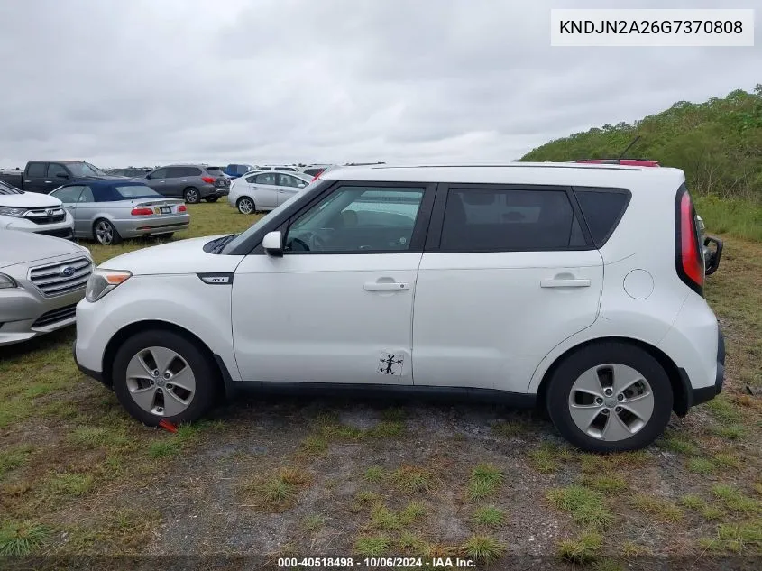 2016 Kia Soul VIN: KNDJN2A26G7370808 Lot: 40518498