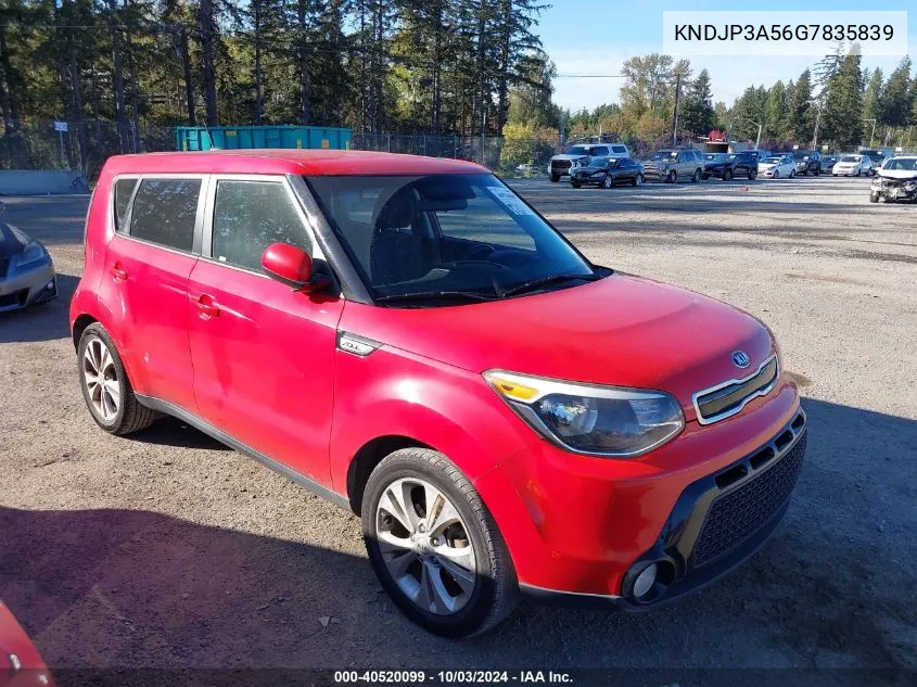 KNDJP3A56G7835839 2016 Kia Soul +