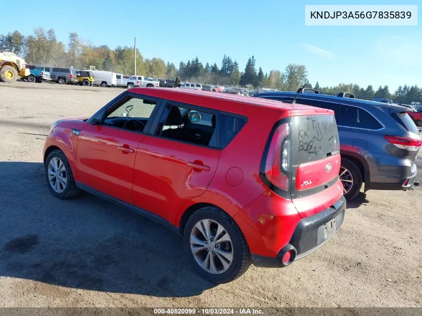 KNDJP3A56G7835839 2016 Kia Soul +