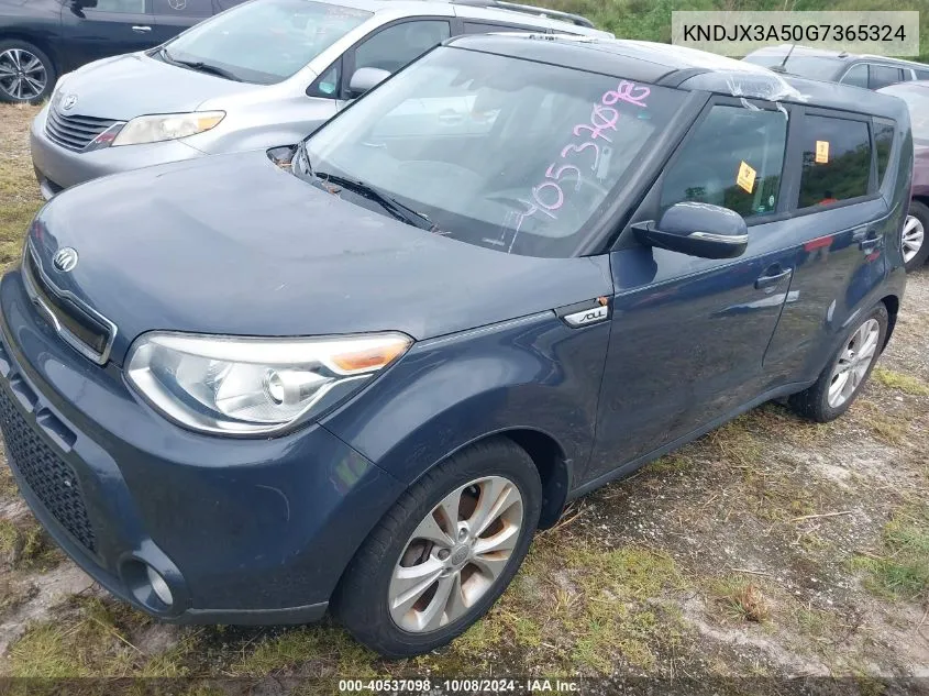 2016 Kia Soul ! VIN: KNDJX3A50G7365324 Lot: 40537098