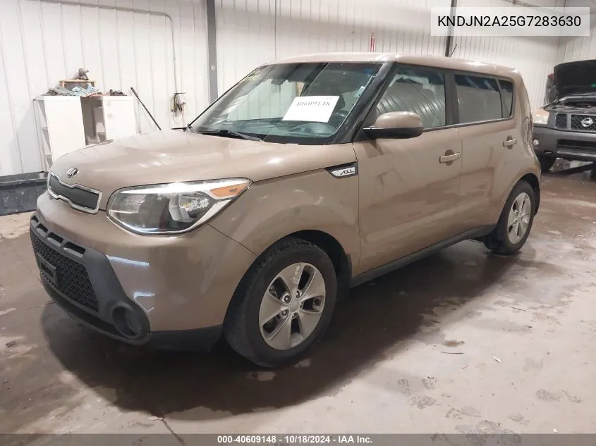 2016 Kia Soul VIN: KNDJN2A25G7283630 Lot: 40609148