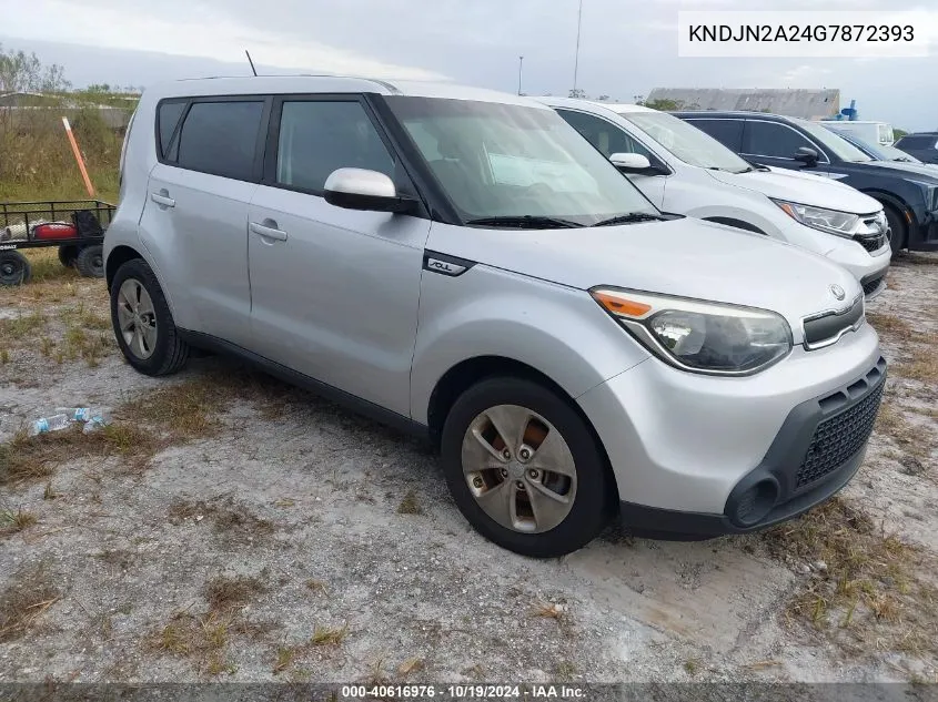 2016 Kia Soul VIN: KNDJN2A24G7872393 Lot: 40616976