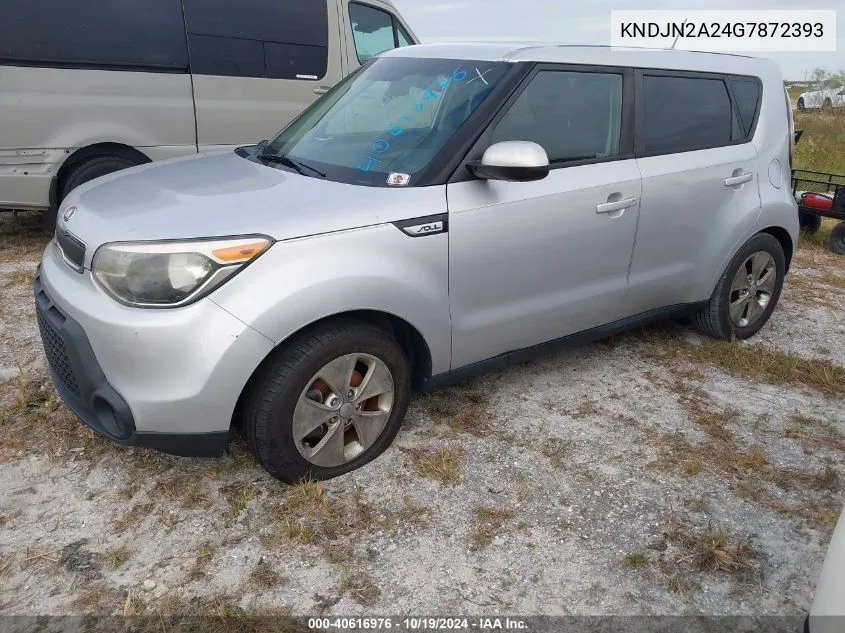 2016 Kia Soul VIN: KNDJN2A24G7872393 Lot: 40616976