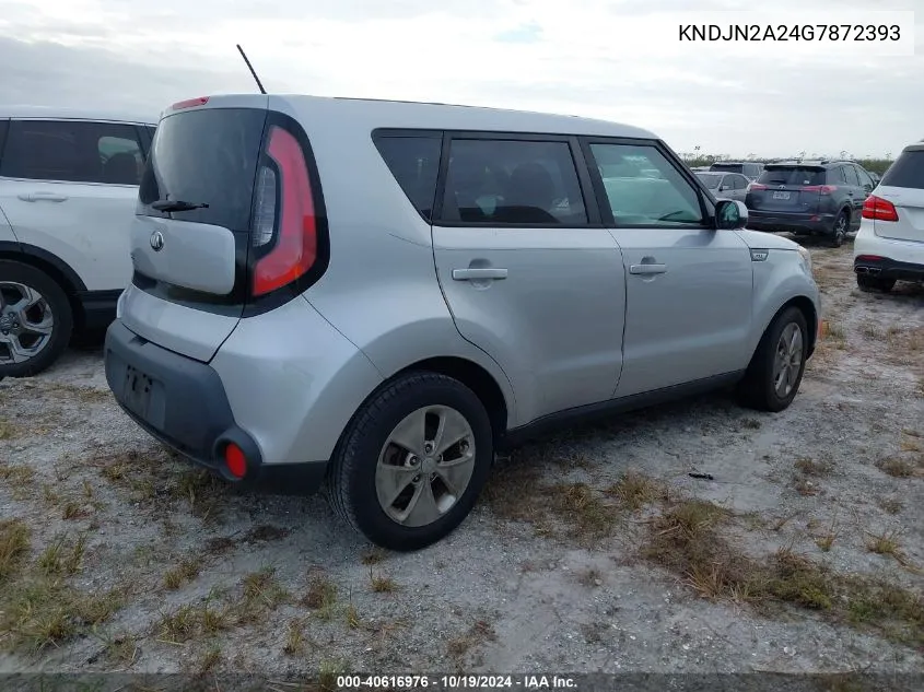 2016 Kia Soul VIN: KNDJN2A24G7872393 Lot: 40616976