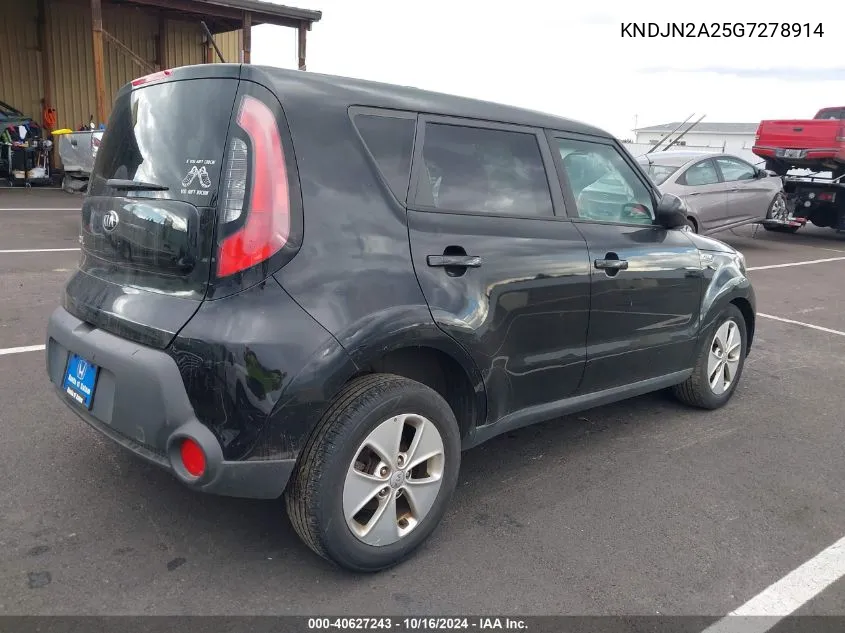 KNDJN2A25G7278914 2016 Kia Soul