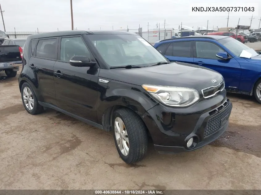 2016 Kia Soul ! VIN: KNDJX3A50G7371043 Lot: 40638844