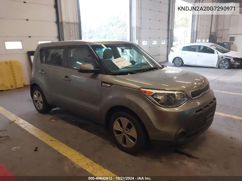 2016 Kia Soul VIN: KNDJN2A20G7290971 Lot: 40642612