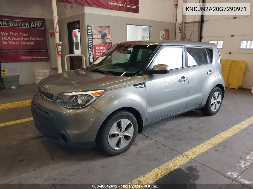 2016 Kia Soul VIN: KNDJN2A20G7290971 Lot: 40642612