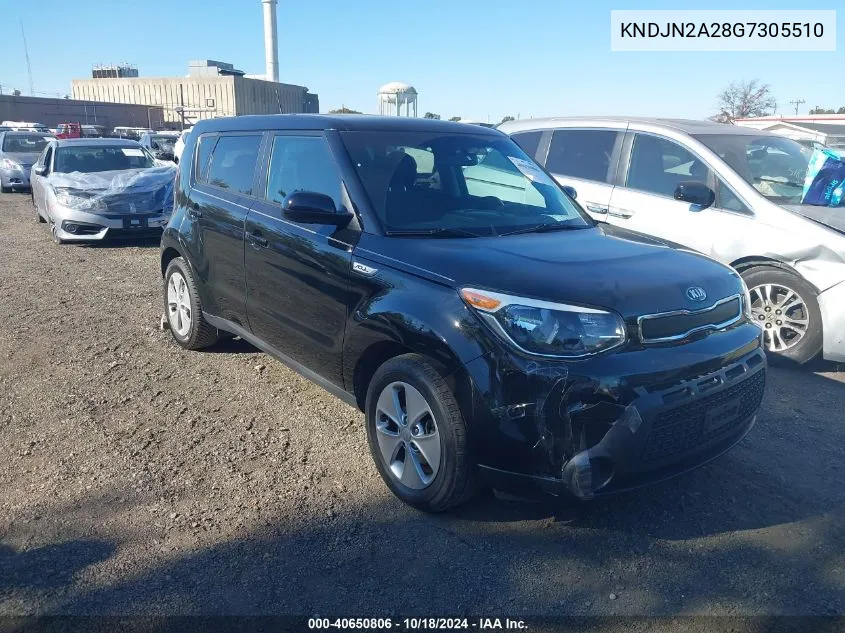 2016 Kia Soul VIN: KNDJN2A28G7305510 Lot: 40650806