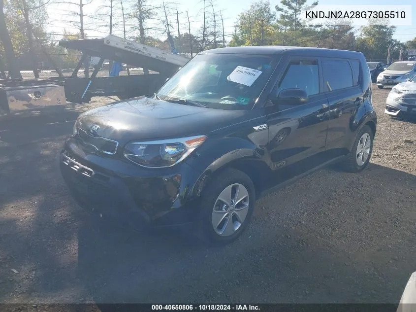 2016 Kia Soul VIN: KNDJN2A28G7305510 Lot: 40650806