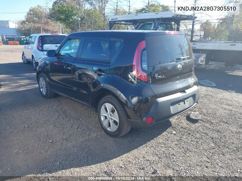 2016 Kia Soul VIN: KNDJN2A28G7305510 Lot: 40650806