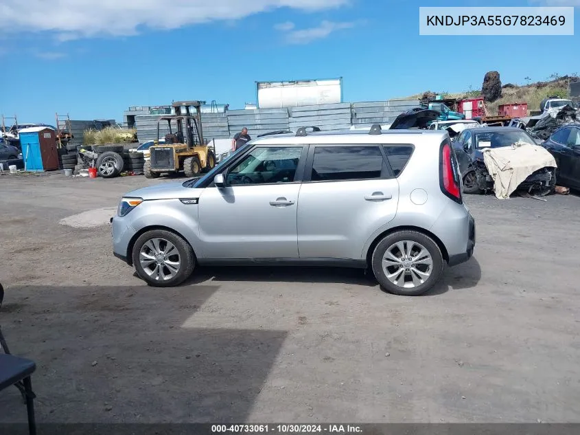 2016 Kia Soul + VIN: KNDJP3A55G7823469 Lot: 40733061