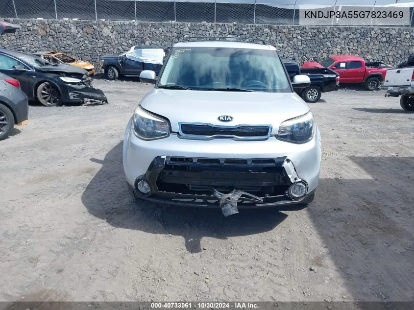 2016 Kia Soul + VIN: KNDJP3A55G7823469 Lot: 40733061