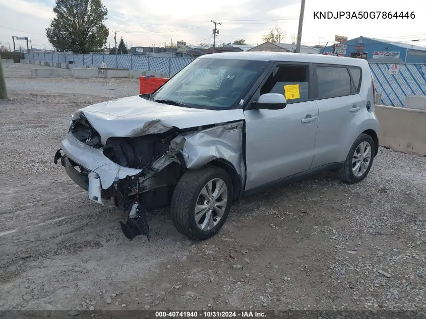 2016 Kia Soul + VIN: KNDJP3A50G7864446 Lot: 40741940