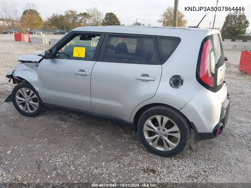 2016 Kia Soul + VIN: KNDJP3A50G7864446 Lot: 40741940