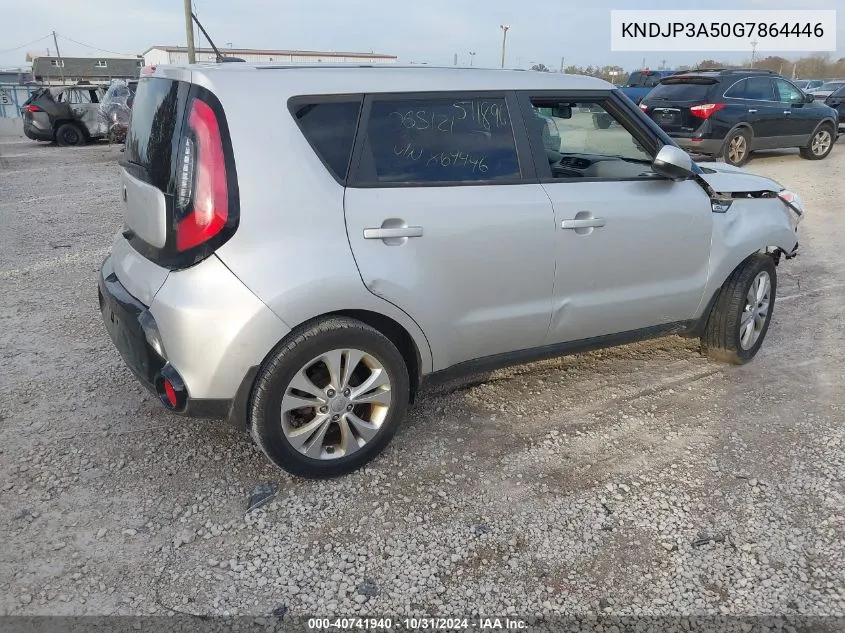 2016 Kia Soul + VIN: KNDJP3A50G7864446 Lot: 40741940