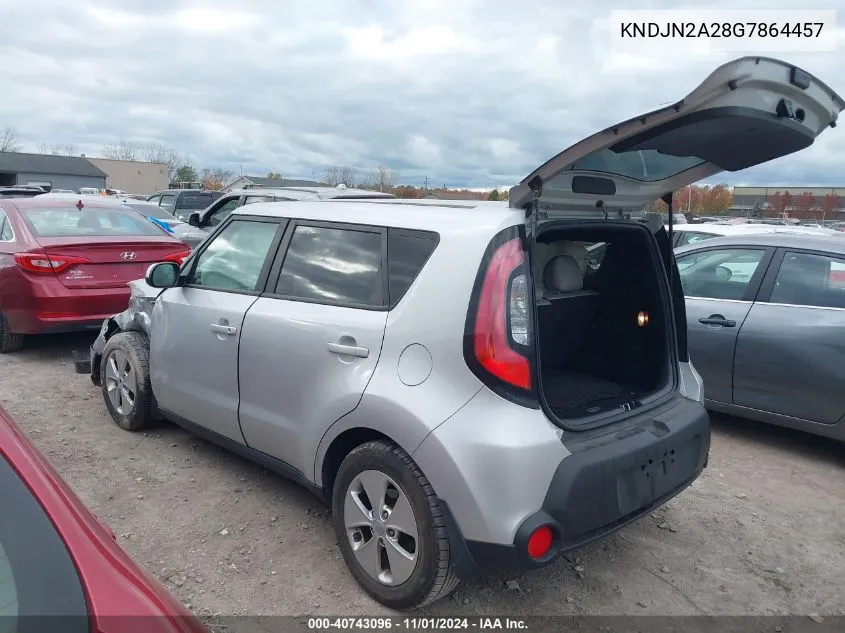 2016 Kia Soul VIN: KNDJN2A28G7864457 Lot: 40743096