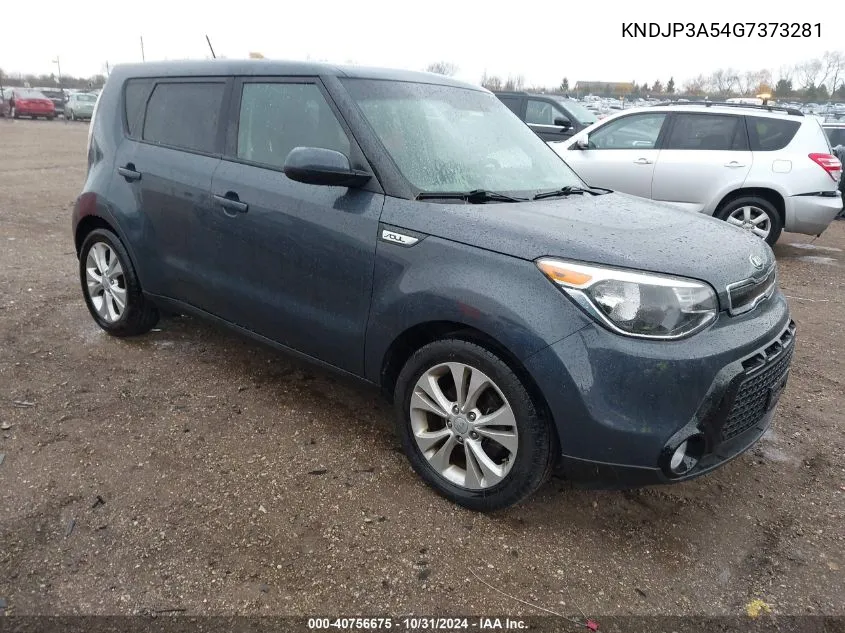 2016 Kia Soul + VIN: KNDJP3A54G7373281 Lot: 40756675