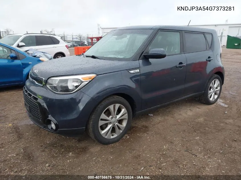 2016 Kia Soul + VIN: KNDJP3A54G7373281 Lot: 40756675