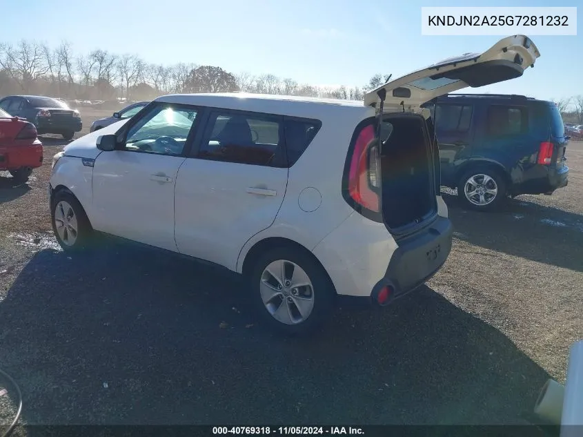 KNDJN2A25G7281232 2016 Kia Soul