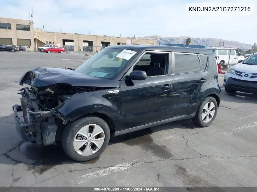 2016 Kia Soul VIN: KNDJN2A21G7271216 Lot: 40785289