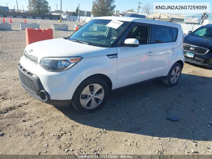 KNDJN2A26G7259059 2016 Kia Soul