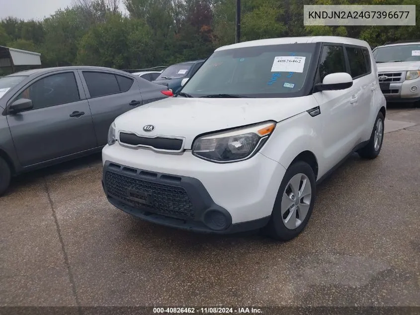 2016 Kia Soul VIN: KNDJN2A24G7396677 Lot: 40826462