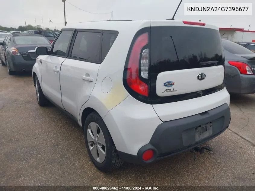 2016 Kia Soul VIN: KNDJN2A24G7396677 Lot: 40826462