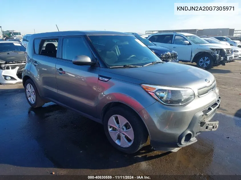 2016 Kia Soul VIN: KNDJN2A20G7305971 Lot: 40830559