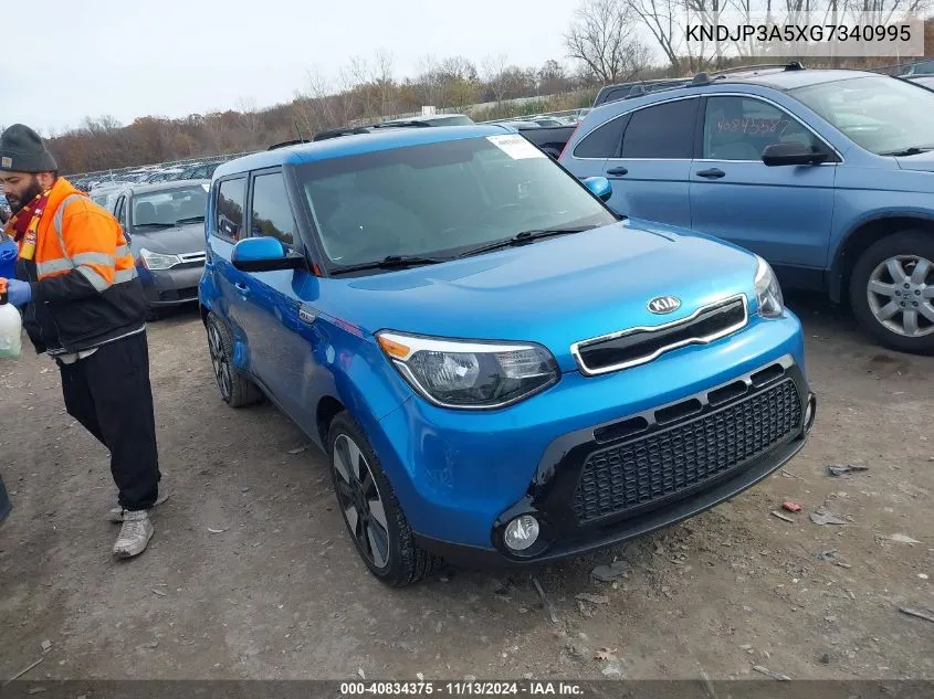 2016 Kia Soul + VIN: KNDJP3A5XG7340995 Lot: 40834375