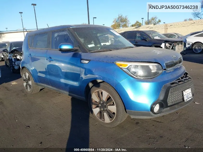 2016 Kia Soul + VIN: KNDJP3A50G7346238 Lot: 40865854