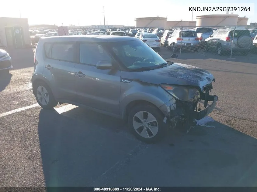 2016 Kia Soul VIN: KNDJN2A29G7391264 Lot: 40916889