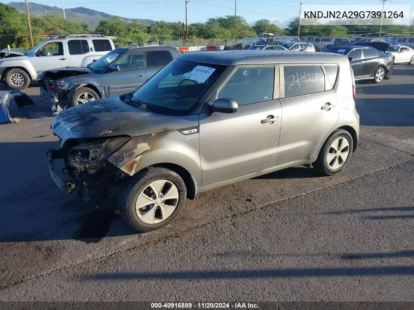 2016 Kia Soul VIN: KNDJN2A29G7391264 Lot: 40916889