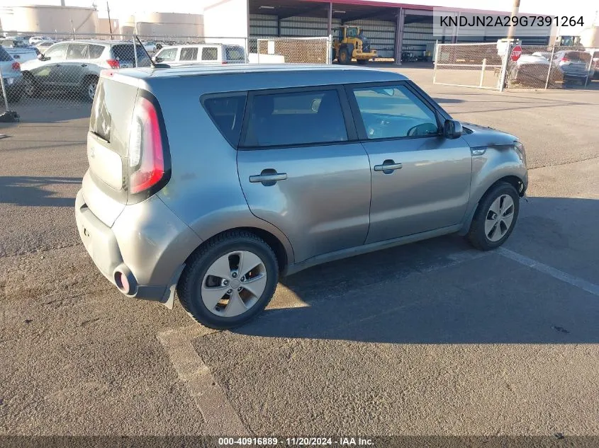 2016 Kia Soul VIN: KNDJN2A29G7391264 Lot: 40916889