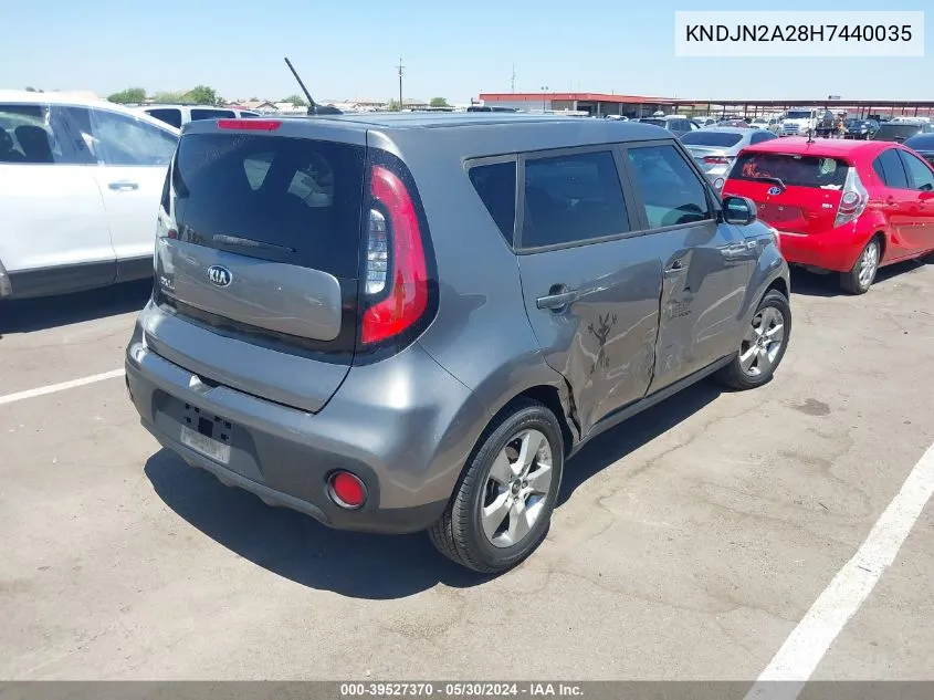 2017 Kia Soul VIN: KNDJN2A28H7440035 Lot: 39527370