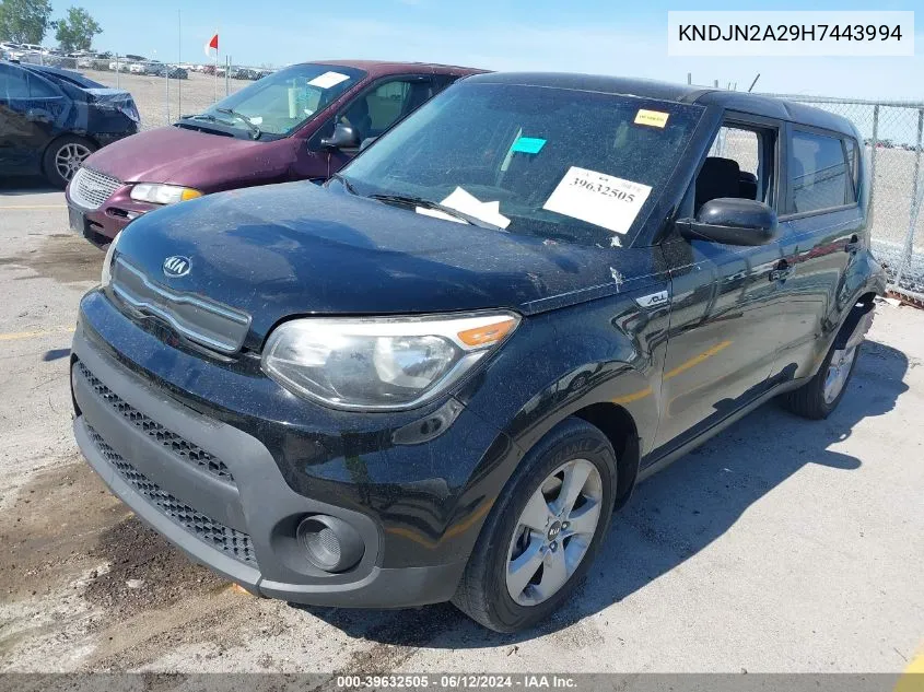 KNDJN2A29H7443994 2017 Kia Soul