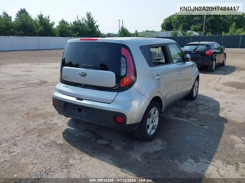 KNDJN2A20H7484417 2017 Kia Soul