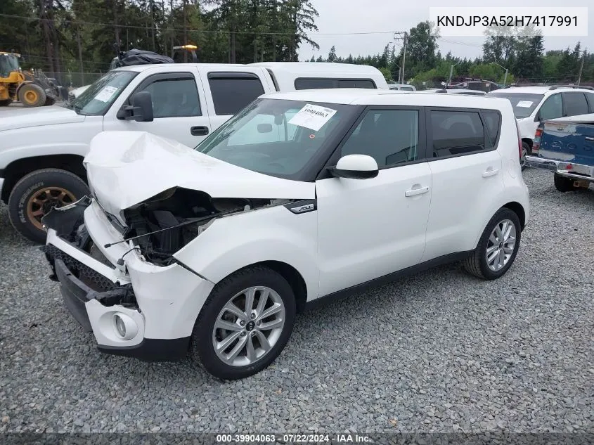 KNDJP3A52H7417991 2017 Kia Soul +