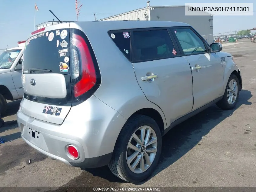 KNDJP3A50H7418301 2017 Kia Soul +