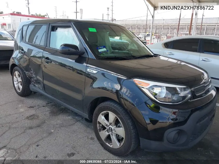 KNDJN2A2XH7886722 2017 Kia Soul