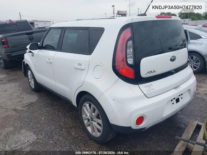 KNDJP3A50H7477820 2017 Kia Soul +