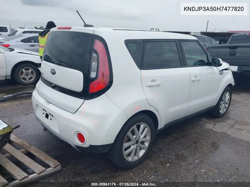 KNDJP3A50H7477820 2017 Kia Soul +