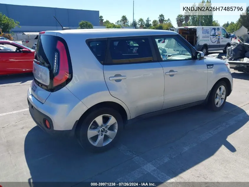 KNDJN2A26H7485796 2017 Kia Soul