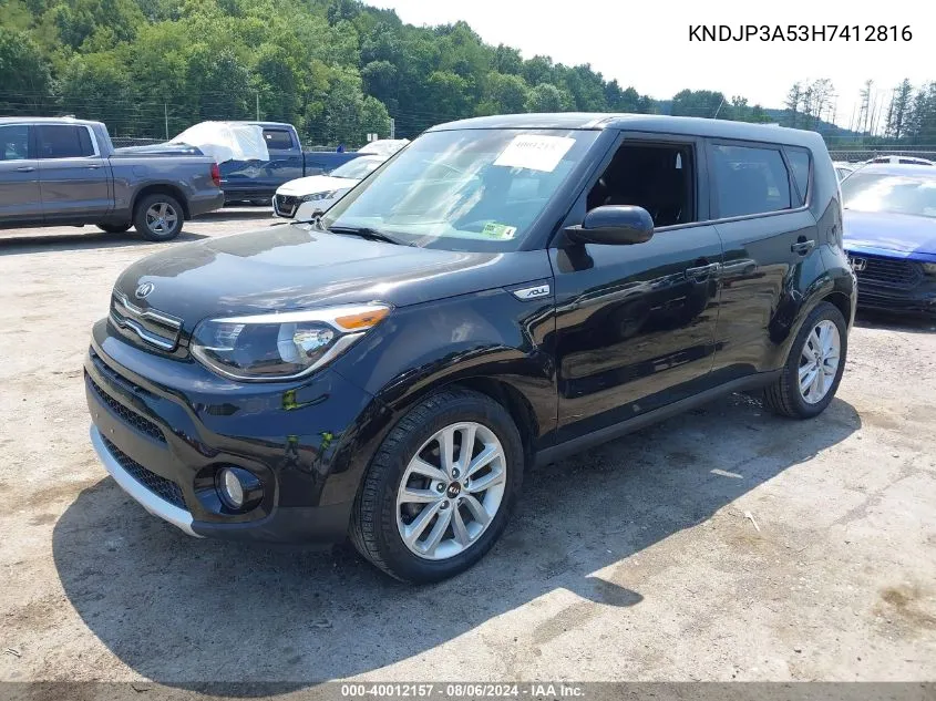 KNDJP3A53H7412816 2017 Kia Soul +